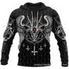 Moda Hot Cross-border 3D Camisola Masculina Viking Warrior Series Impresso Street Fashion Classic Hoodie