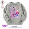 Suéter de circo digital mágico ropa de manga larga para niños otoño e invierno forrado de felpa abrigo holgado periférico top de Jax