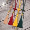 Nudo chino cuerda de mano colgante de borla diy bolsita colgante accesorios cuerda antiguo coche colgante monedero cordón fabricantes mayoreo