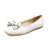 Zapatos de moda de PU con lazo plano talla 34 a 43 zapatos de mujer JGB2018N0002145