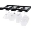 Estante Colgante para Copas de Vino Debajo del Gabinete Estante de Vidrio para Copas de Vino Estante Colgante para Copas de Vino Debajo del Gabinete Estante de Madera para Copas de Vino