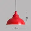 Lustre Industrial Retrô para Sala de Jantar, Lustre Personalizado de Cabeça Única para Balcões de Bar, Restaurantes de Hot Pot, Lojas de Churrasco, Lustre Comercial Vermelho e Verde