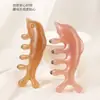 [Modelo Popular de Celebridad de Internet] Peine Masajeador de Cabeza, Peine Raspador de Terapia de Cabeza de Delfín, Peine de Terapia de Meridianos para Masaje del Cuero Cabelludo de Dientes Anchos
