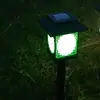 Lámpara de techo de cuatro esquinas de celosía para habitación grande, lámpara de jardín impermeable para uso doméstico, lámpara de suelo para jardín de villa, lámpara de césped, energía solar transfronteriza de comercio electrónico