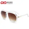 Gafas de Sol de Moda Europeas y Americanas Nuevas 2026 Gafas de Aviador con Montura Grande Retro Estilo Callejero Ins Gafas de Sol de Moda Transfronterizas