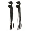 Trenzas para Peluca de Mujer, Cola de Caballo, Estilo Y2K Realista, Trenzas de Boxeadora, Cabello Trenzado, Estilo de Celebridad de Internet, Doble Cola de Caballo con Lazo