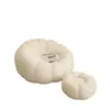 Sillón sofá calabaza color crema, reclinable, para dormir, sofá de tela de lana de cordero, para una persona, casual, sofá perezoso