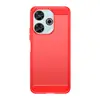 Funda para Teléfono Móvil Poco M6 4g Poco M6 4g Fibra de Carbono Cepillada TPU Protección Anticaída Funda Protectora para Teléfono Móvil