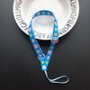Cadena para Chupón de Cuello Ajustable para Bebé Cadena Anticaída para Encías de Bebé Juguete para Morder Cadena Antipérdida Lanyard con Insignia