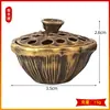 Venta al por mayor de fábrica Quemador de incienso de tres patas con diseño de nube Kirin, Pixiu, Elefante auspicioso, Quemador para atraer la riqueza, Quemador Feng Shui, Adornos decorativos, Artesanías