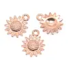 Accesorios para Joyería DIY Transfronterizos al por Mayor Colgante de Girasol Multicolor Retro Collar Pulsera Hechos a Mano Colgante de Aleación