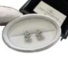 Brincos de Aço Titânio 316L com Pingente de Coração Cravejado de Zircônia, Design Simples de Pônei, Não é Necessário Remover para Dormir, Tarraxas Externas Rosqueadas