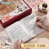 Agenda de moda estilo chino Regalo de alto valor para profesores, Set de caja de regalo de cuaderno estilo chino Paisaje de mil millas para el Día del Maestro