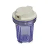 Filtro de garrafa de água purificador de água transparente de 5 polegadas com 2 pontos espessados, carcaça do filtro, máquina de demonstração, cartucho de filtro, algodão PP, filtro de carvão ativado, acessórios frontais da garrafa