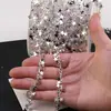 Cadena de borlas de cobre puro con forma de estrella de cinco puntas y corazón de múltiples capas, pulsera hecha a mano para DIY, cadena de cuentas, suministros y accesorios para hacer joyas