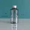 Botella de hombro inclinado de 100 ml a 500 ml con tapa de aluminio y tapón interior, empaque cosmético para hidrosol y loción, botella vacía de PET