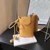 Bolsa de Teléfono Móvil Versátil de Alta Gama para Salir al Trabajo y la Calle, Estilo Coreano Simple, Forma de Cubo, Cruzada, Popular en Internet en Verano, Estilo para Transmisión en Vivo