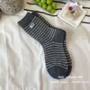 Nuevos Calcetines de Lana para Mujer Otoño e Invierno, Combinación de Colores Grises con Lazo, Calcetines Cálidos Espesos de Media Pantorrilla, Calcetines Holgados para Mujer