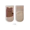 Calcetines de Piso para Bebé para Otoño e Invierno, Engrosados con Felpa, Calcetines Cálidos Antideslizantes de Agarre para Interiores para Bebés, Niños y Niñas, Calcetines de Media Caña para Niños Pequeños