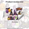 Pegatinas de Halloween de dibujos animados para ventana con múltiples personajes, sin adhesivo y removibles, para decoración de ventanas de dormitorio, sala de estar, estudio y baño