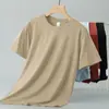 Camisetas de Verano Nuevas de Manga Corta Transfronterizas para Hombres y Mujeres, Disponibles en Múltiples Colores, Tops de Moda, Versátiles, Cómodos y Elásticos, un Superventas