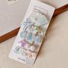 Horquilla Serie Océano Concha Estrella de Mar para Niñas Horquilla Decorativa Versátil Elegante Horquilla para Flequillo Clip Lateral Adorno para la Cabeza