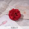 Cabeza de Flor de Clavel Flor Artificial Falsa Arreglo Floral para Boda Arreglo Floral de Piso Base Arreglo de Paisajismo Decoración de Pared de Flores Flores