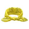 Nueva diadema de orejas de conejo de ameba transfronteriza, banda elástica para el cabello, tela de algodón anudada, diadema de flor de anacardo, banda deportiva para el cabello