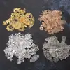 Pacote de Materiais DIY Feito à Mão Acessórios de Cabelo Estilo Antigo Acessórios Hanfu Fatias de Flores Douradas e Prateadas Adorno de Cabeça para Traje Antigo Estilos Mistos Bodhi Não
