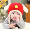 Mz4057 Chapéu de Pelúcia com Proteção de Orelha para Cachorro Novo Chapéu de Tricô de Inverno para Bebê Chapéu Pulôver Quente de Pelúcia