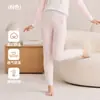 Pantalones Cálidos de Otoño e Invierno para Niños Pantalones Gruesos de Otoño para Niños Pantalones Base Cepillados para Niños Medianos y Grandes Ropa Interior para Niñas Pantalones de Algodón y Lana