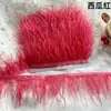 Adorno de Flecos de Plumas de Avestruz Coloridas de 8-10 cm para Vestidos, Faldas de Performance, Tiras de Tela, Accesorios de Vestuario y Decoraciones