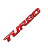 Pegatina de Coche Turbo Modificado, Emblema de Metal, Emblema Trasero, Turboalimentado, Pegatina de Maletero, Calcomanía para Coche