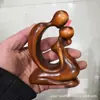 Talla en Madera de Palosanto Hoja Pequeña de Amantes Besándose Corazón a Corazón, Decoración de Mesa Artística Jane Eyre, Decoración de Habitación de Boda, Regalo de Aniversario de Boda