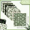 Papel de Material Nuevo 24 Hojas Tamaño Grande 30X30Cm Bosque Verde Acuarela Alce Álbum de Recortes Papel de Fondo Navideño