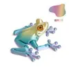 Venda Quente Transfronteiriça Impressão 3D Sapo Articulado Colorido Olhos Artificiais Modelo Móvel Brinquedo de Visão Noturna Enfeites Presentes Criativos