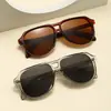 Clásico transfronterizo europeo y americano serie 57 unisex marco grande protección solar para conducir moda gafas de sol sencillas 5783