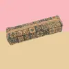 Estojo de Lápis Vintage Explosivo com Rolha Estojo de Lápis de Viagem Lembrança Bolsa de Armazenamento de Grande Capacidade Bolsa de Armazenamento