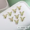 Accesorios Transfronterizos para Uñas Navideñas de Reno Serie de Animalitos Pequeños de Aleación de Dibujos Animados Decoración de Uñas Portátil Pequeños Accesorios Diamantes para Uñas