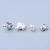 S999 Plata Pura Perro Canela Koala Muñeco Colgante Estilo Chino Dibujo Animado Animal Pulsera DIY Accesorio de Joyería Colgante