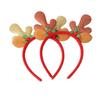 Diadema Decorativa Navideña Diadema de Dibujos Animados de Astas de Alce Navideño Accesorios para el Cabello Vestido de Fiesta de Navidad Diadema Linda de Campanas de Astas