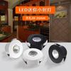 Foco LED de techo para pasillo de 1W, luz de agujero pequeño de 3cm 28mm, mini ojo de buey para gabinete, foco pequeño