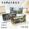 Nuevo Estuche de Lápices de Dibujos Animados de Roblox Pu Doble Cara Estampado Completo Bolsa de Almacenamiento para Lápices y Material de Oficina Venta al por Mayor Transfronteriza