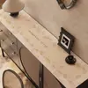 Tapete Retro para Mesa Lateral, Tapete para Mueble de TV, Impermeable y a Prueba de Aceite, Tapete para Entrada sin Lavado, Tapete para Zapatero, Tapete Protector Largo para Encimera