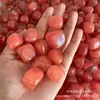 Cristal Branco Natural Pedra Rolante Olho de Tigre Dongling Verde Grão Grande Ouro Verde Jaspe Vermelho Cristal de Quartzo Topázio Pedra Rolante Atacado
