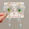 Grampo de Cabelo Flor de Pérola Infantil Headwear Antigo Hanfu Feminino Grampo de Cabelo Estilo Nacional Super Fada para Meninas Par de Acessórios de Cabelo para Menininha