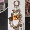 Encantos Originales Pop Mart Lindos para Hacer Manualidades con Cristal de Fresa y Hortensia para Correas de Teléfono, Colgantes de Bolsos y Colgantes de Coche
