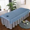 Sábanas desechables, juegos de cama para salón de belleza, incluyendo cubrecamas y fundas de almohada, hechos de algodón puro, engrosados, juego de cuatro piezas, específicamente para uso en viajes, al por mayor