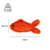 Pingentes Artesanais Crochê Acabados, Enfeites de Peixe Dourado de Lã, Bonecas de Crochê para Chaveiro, Acessórios para Bolsa, Pingentes de Estilo Fofo