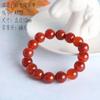 Pulsera de Ágata Escama de Dragón Pulsera de Ágata Roja Natural Venta al por Mayor Joyería de Verano Estilo Étnico Mismo Estilo Douyin Xiaohongshu